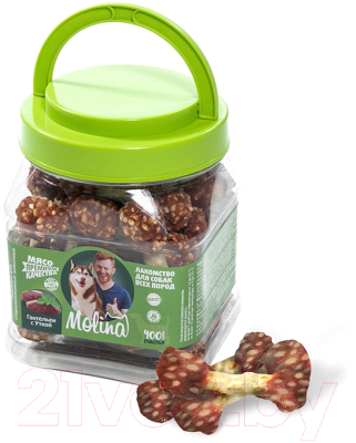 Лакомство для собак Molina Гантельки с уткой / 7506