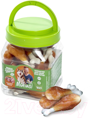 Лакомство для собак Molina Куриные ножки / 7643