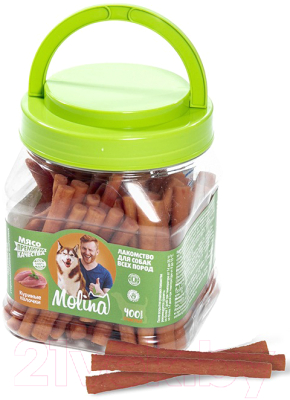 Лакомство для собак Molina Куриные палочки / 7544