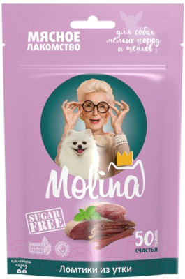 Лакомство для собак Molina Ломтики из утки / 1436-1 - фото