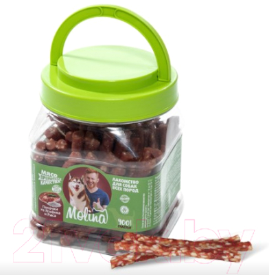 Лакомство для собак Molina Палочки из ягненка и риса / 7582