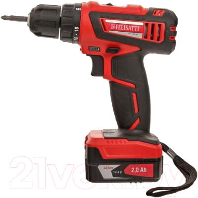 Аккумуляторная дрель-шуруповерт Felisatti ДА-10/14.4Л3 - фото