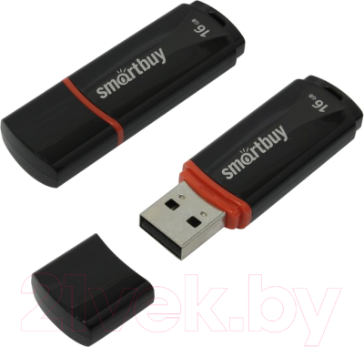 Usb flash накопитель SmartBuy Crown Black 16GB (SB16GBCRi-K)