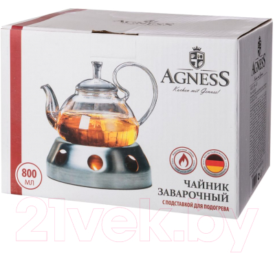 Заварочный чайник Agness 891-035