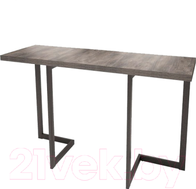 Обеденный стол Millwood Арлен 1 38-76x110x76 (сосна пасадена/металл черный) - фото