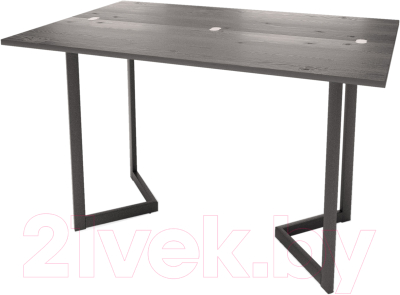 Обеденный стол Millwood Арлен 2 38-76x120x76 (сосна пасадена/металл черный)