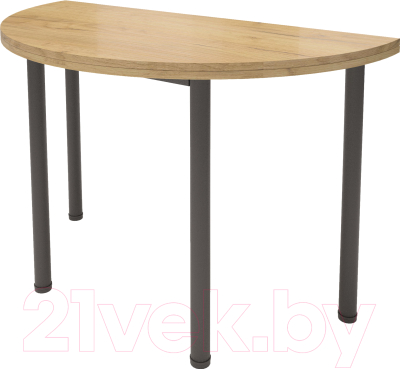 Обеденный стол Millwood Далис 1 (дуб золотой Craft/металл черный) - фото