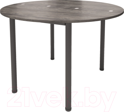 Обеденный стол Millwood Далис 1 (сосна джексон/металл черный)