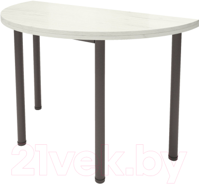 Обеденный стол Millwood Далис 2 (дуб белый Craft/металл черный) - фото
