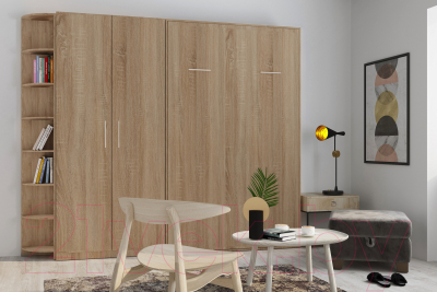 Комплект мебели для спальни Макс Стайл Smart 140x200 / COMPO-1 (дуб бардолино натуральный Н1145 ST10)