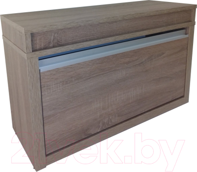 Тумба в прихожую Элана Люкс 1к.80 (дуб трюфель/дуб трюфель) - фото