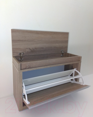 Тумба в прихожую Элана Люкс 1к.80 (дуб трюфель/дуб трюфель)