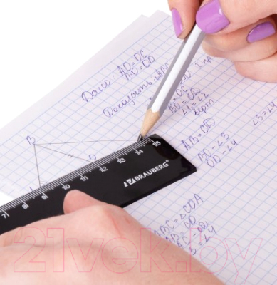 Линейка Brauberg 210774