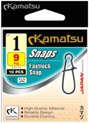 Карабин рыболовный KAMATSU Fastlock K-2174 4/ 572174004 - фото