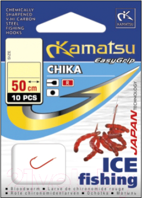 Набор крючков рыболовных KAMATSU Chika Ice 10 / 523110810 - фото