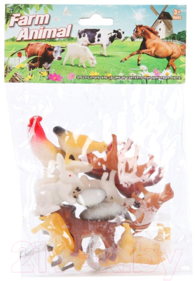 Набор фигурок игровых Наша игрушка Домашние животные / 2C251