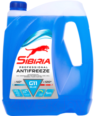 Антифриз Sibiria Синий G11 / 741266 - фото