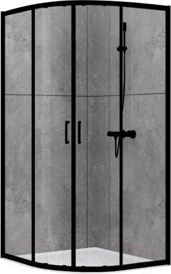 Душевой уголок Abber Schwarzer Diamant AG01100B - фото