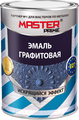 Эмаль Farbitex Профи Master Графитовая с искрящимся эффектом изумруд - фото