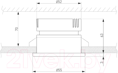 Точечный светильник Elektrostandard 7W 4200K BK 25023/LED (черный)