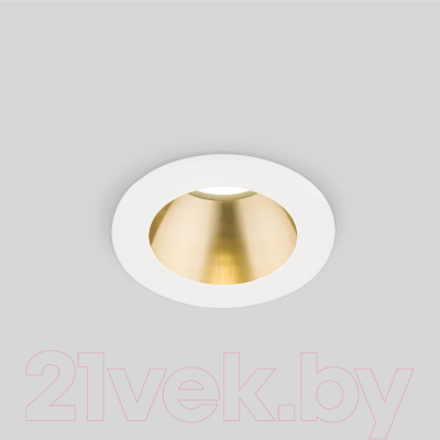 Точечный светильник Elektrostandard 7W 4200K WH/SB 25023/LED (белый/бронза)