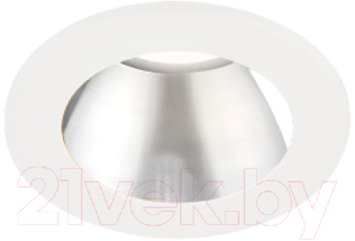 Точечный светильник Elektrostandard 7W 4200K WH/SL 25023/LED (белый/серебро) - фото