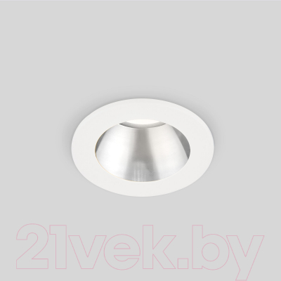 Точечный светильник Elektrostandard 7W 4200K WH/SL 25023/LED (белый/серебро)