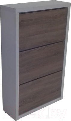 Тумба для обуви Элана 3.70 (белый/дуб трюфель) - фото