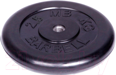 Диск для штанги MB Barbell d26мм 2.5кг - фото