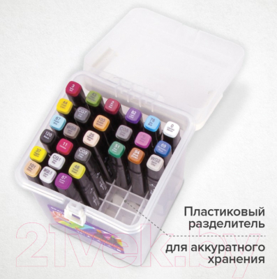 Набор маркеров Brauberg Art Debut Black / 152129