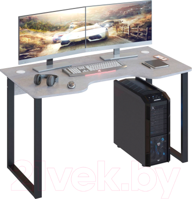 Геймерский стол Сокол-Мебель КСТ-19 (бетон)