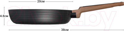 Сковорода Fissman Diamond 4301