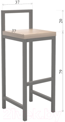 Стул барный Millwood СДН-6 Крам Л