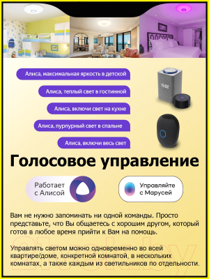 Потолочный светильник Citilux Диамант Смарт CL713A30G