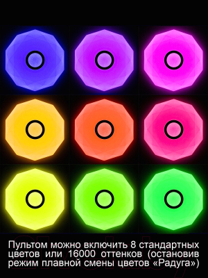 Потолочный светильник Citilux Диамант Смарт CL713A30G