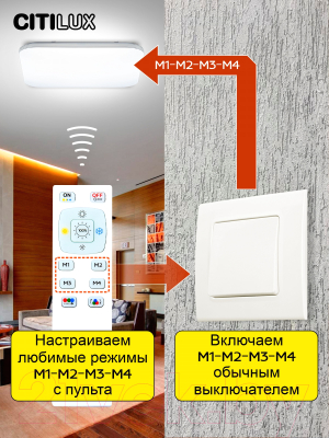 Потолочный светильник Citilux Симпла CL714K900G