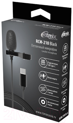 Микрофон Ritmix RCM-210