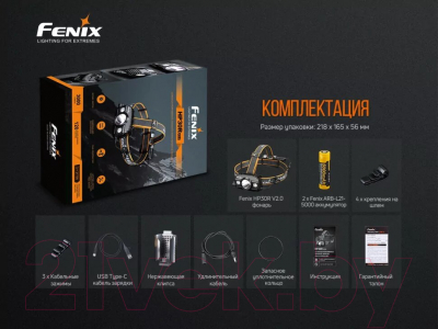 Фонарь Fenix Light HP30R V2.0/ HP30RV20
