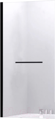 Стеклянная шторка для ванны Abber Immer Offen AG70080B - фото