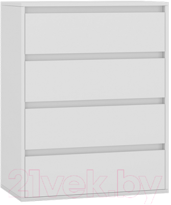 Комод Интермебель Рио-1 Р-001 (белый) - фото