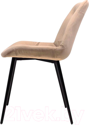 Стул Алвест AV 435 (капучино бархат H-65/черный)
