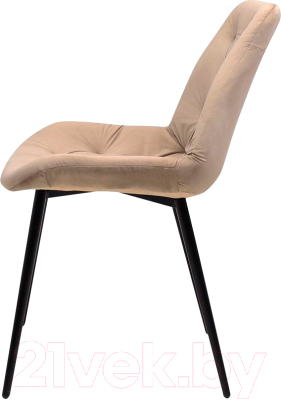Стул Алвест AV 435 (капучино бархат H-65/черный)