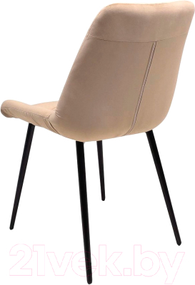 Стул Алвест AV 435 (капучино бархат H-65/черный)
