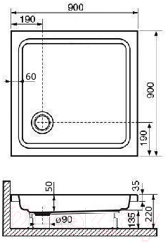 Душевой поддон RGW Style 16180199-11