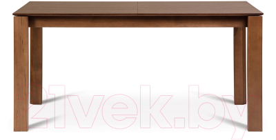 Обеденный стол ТехКомПро Далия 1400 / 121776 (дуб/тон американский орех)