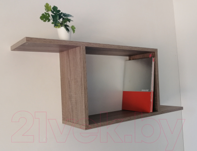 Полка Элана ПНС 60/22 (дуб трюфель)