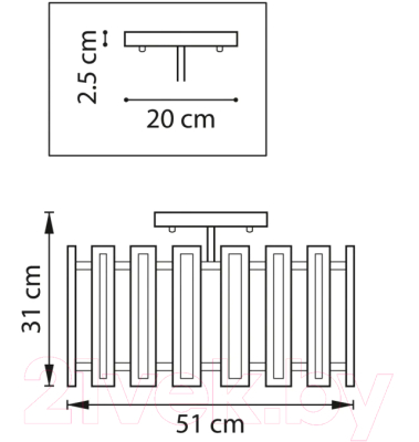 Люстра Lightstar Agave 712054