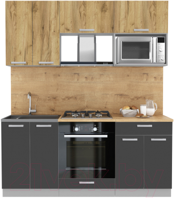 Готовая кухня Интерлиния Мила Лайт 1.8 ВТ - фото