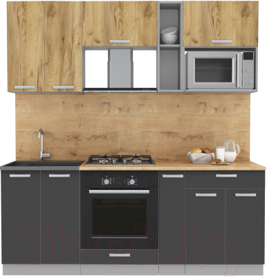 Готовая кухня Интерлиния Мила Лайт 2.0 ВТ - фото