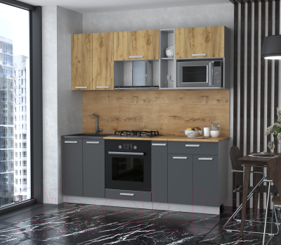 Готовая кухня Интерлиния Мила Лайт 2.0 ВТ